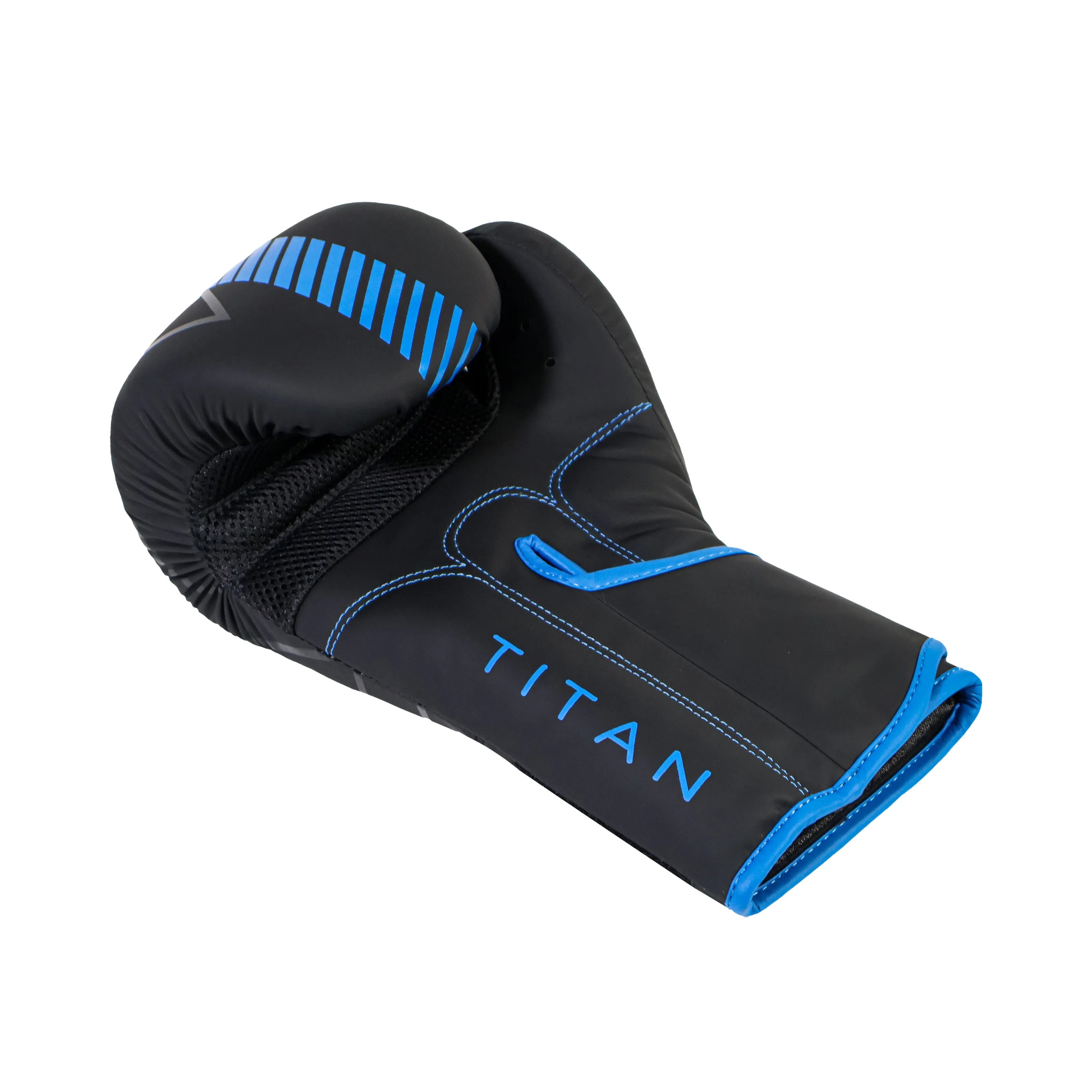 Blue fight gloves professional, online boxing store gloves, training gear