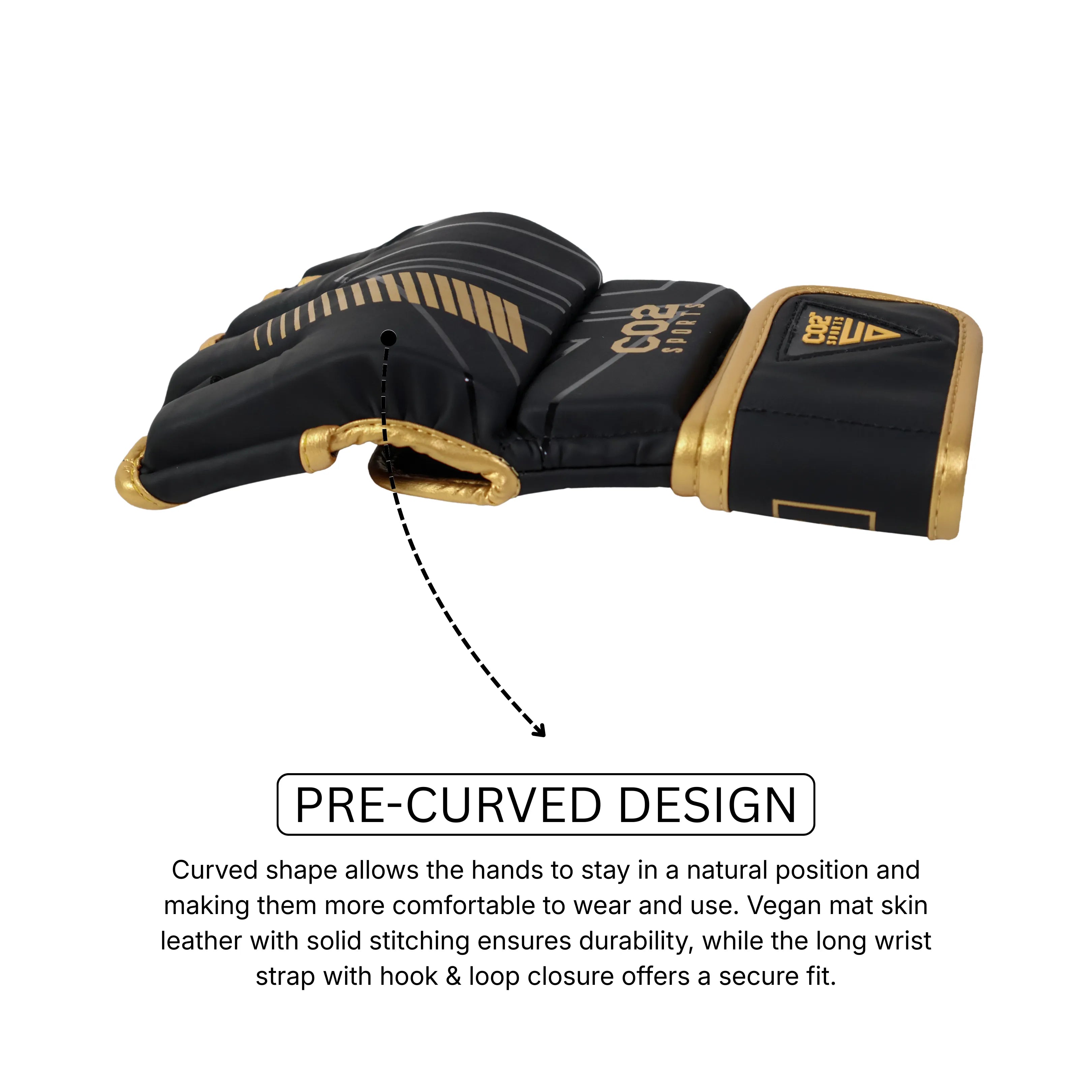 Golden breathable MMA gloves, air mesh MMA gloves, buy MMA gloves online
