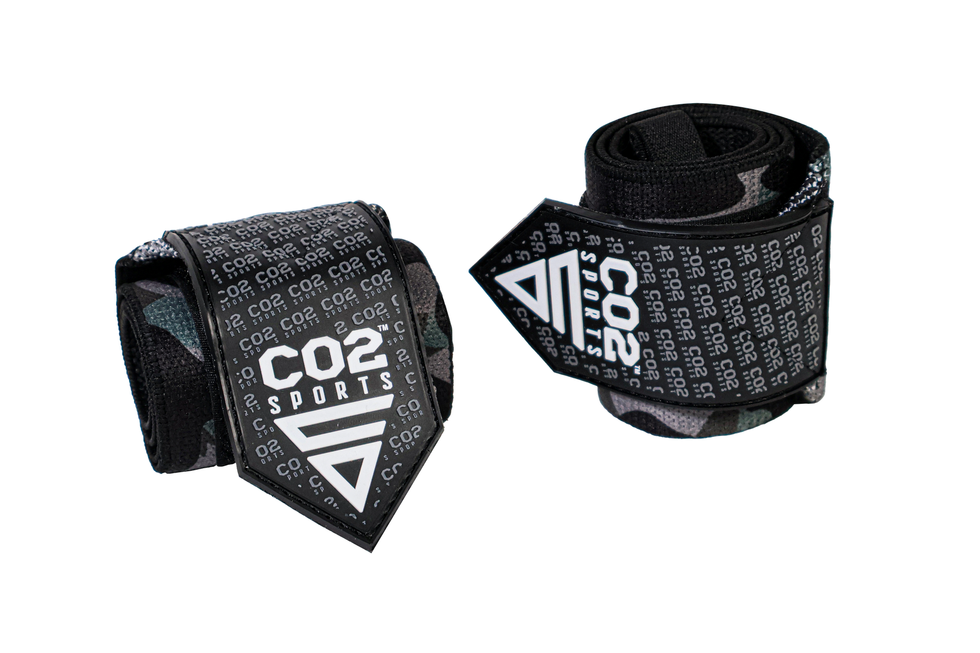 CO2 Sports wrist wraps on a white background