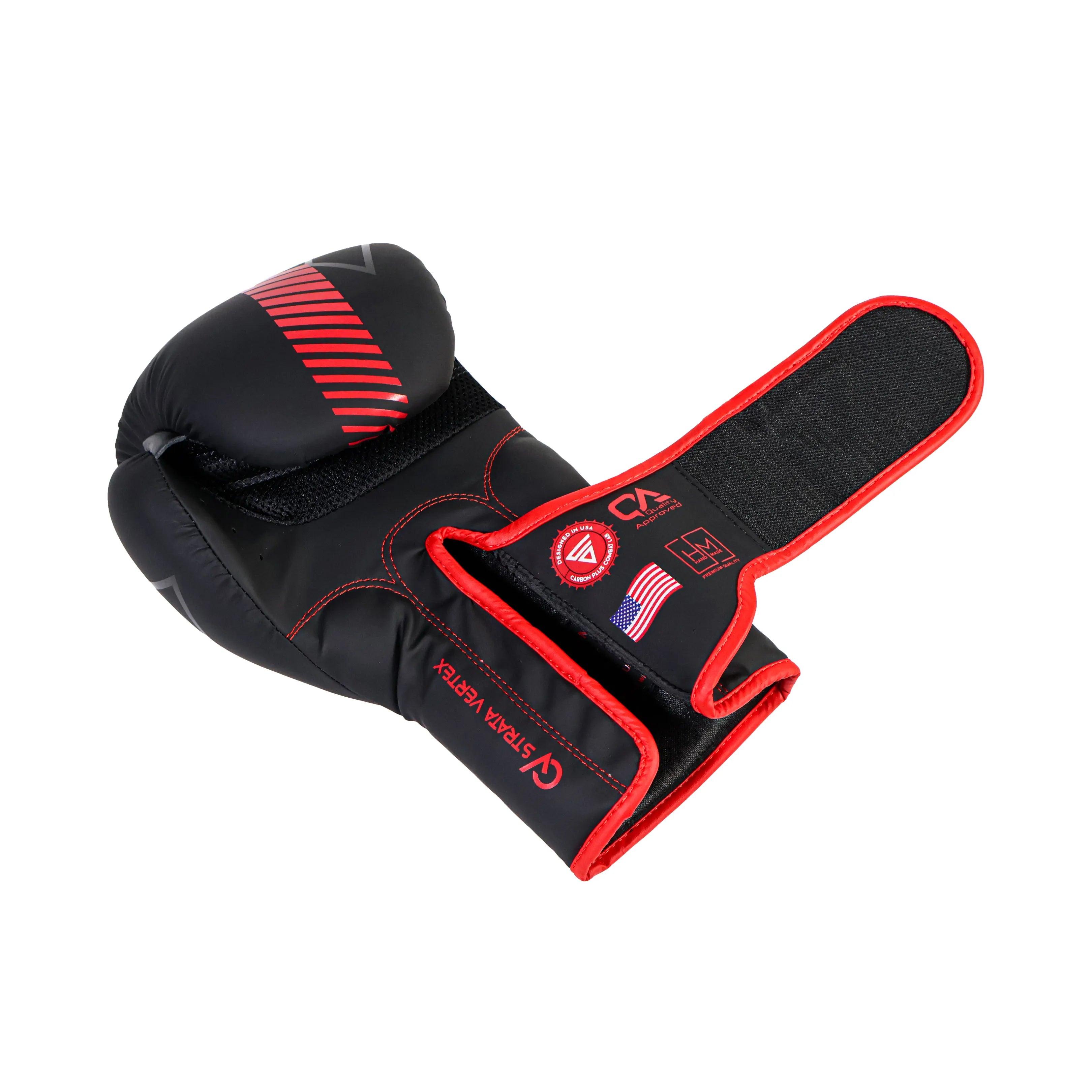 Red Muay Thai gloves, red kickboxing gloves for training, fight boxing gloves