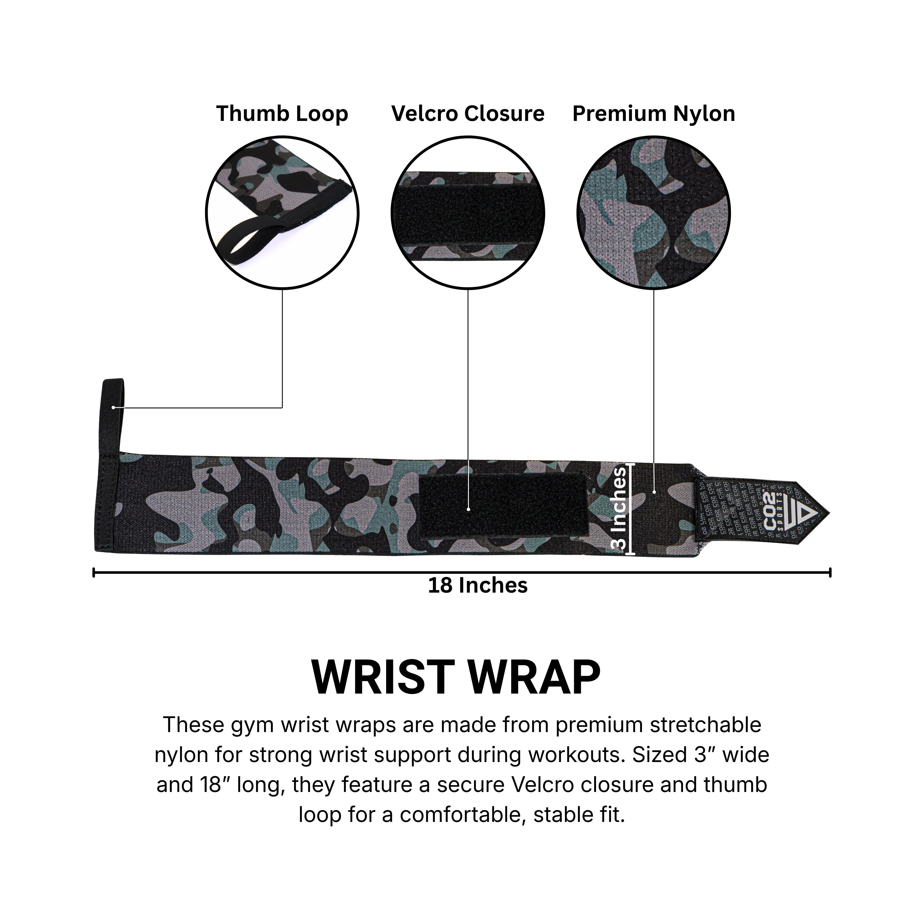 Grey lifting straps and wrist wraps, elastic material for wrist support and pain relief