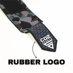 Workout grey wrist support with elastic and velcro, ideal for CrossFit and strength training.