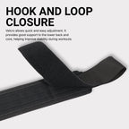 Nylon weight lifting belt for safe gym lifting and weightlifting equipment