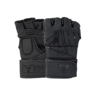 pair of CO2 Sports Titan MMA gloves black training sparring USA